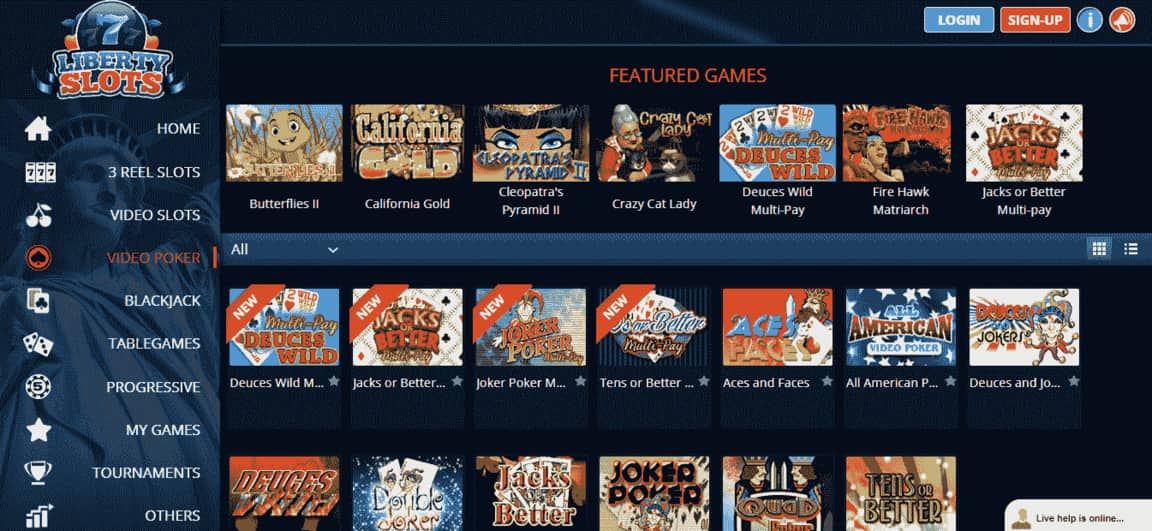liberty slots screen 2